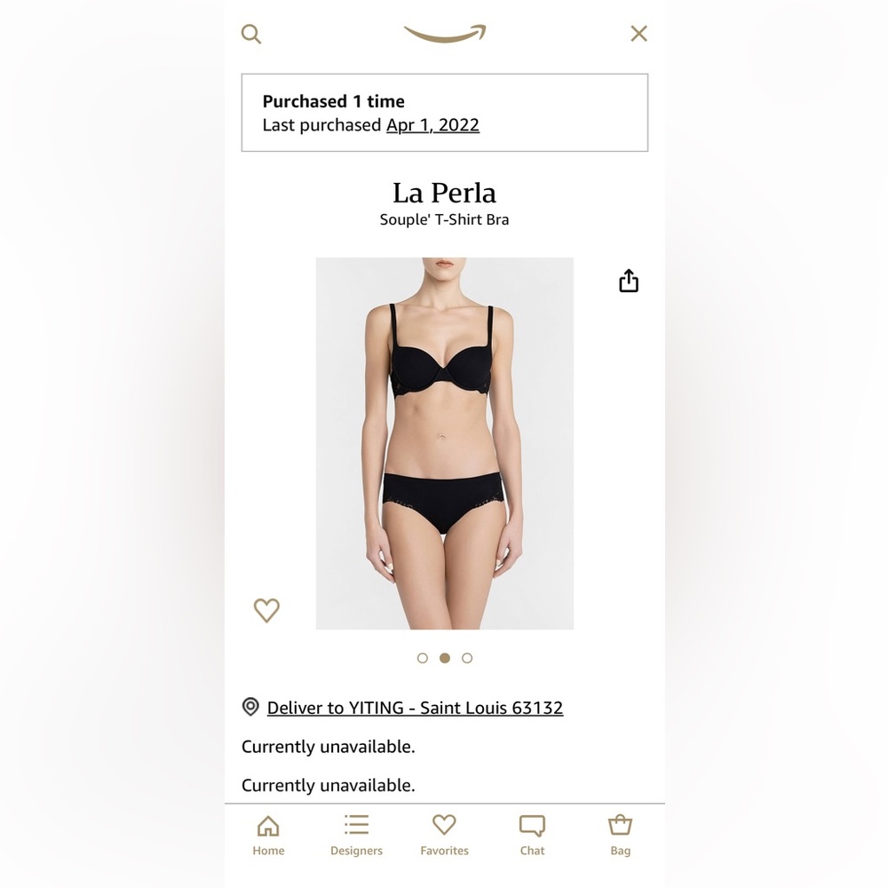La Perla Souple' T-Shirt Bra